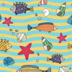 Colorful Sea Bottom Fish