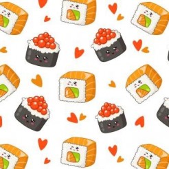 Salmon Roe Salmon Sushi