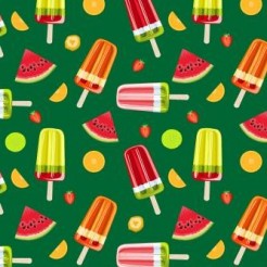Bright Fruit Popsicles
