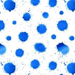 Drop-shaped Watercolor Dots