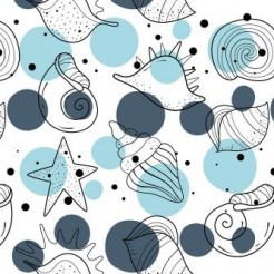 Simple Depiction Of Seashells