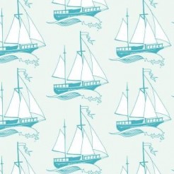 Sailing Boat On The Waves