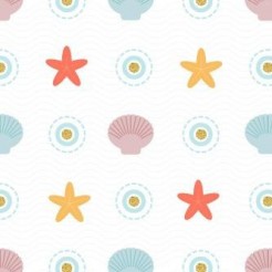 Colorful Wavy Starfish