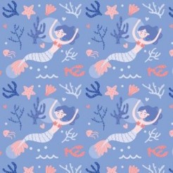 Elegant Swimming Mermaid