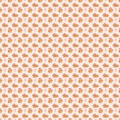 Brown Christmas Bunny