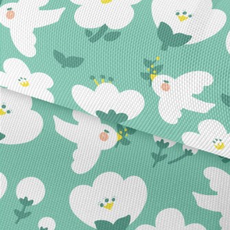 Cute And Gentle Flowers And Bi Waterproof Oxford