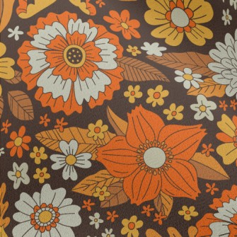 Detailed Realistic Flowers Chiffon