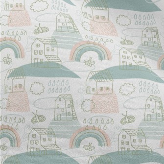 House Made Of Lines Chiffon