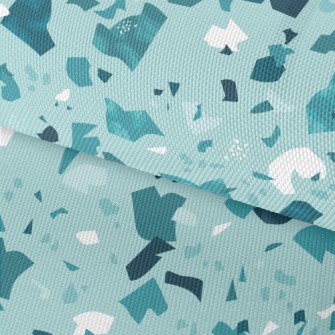 Monochrome Terrazzo Pattern Waterproof Oxford