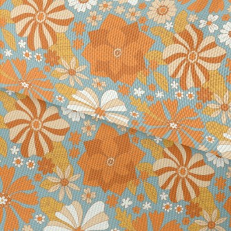 Retro Style Flowers Waterproof Oxford