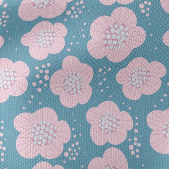Delicately Colored Flowers Waterproof Canvas