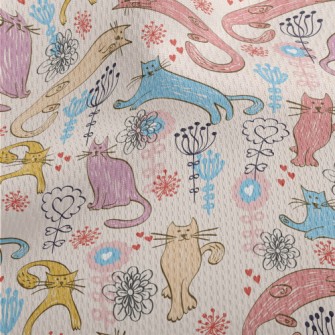 Children's Painting Long C Athletic Mesh Flat Back