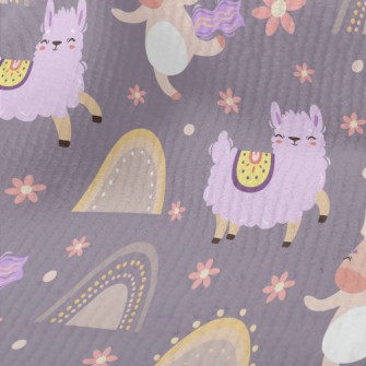 Happy Alpaca And Unicorn Terry