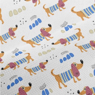 Cartoon Dachshund Dog Performance Linen