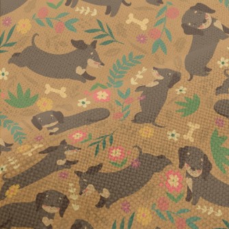 Cute Dachshund Dog Performance Linen