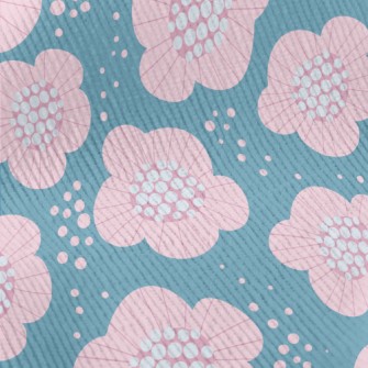 Delicately Colored Flowers Standard Corduroy