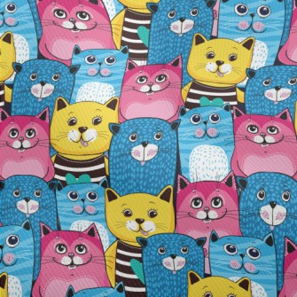 Cute Cat With Bright Colors Dobby