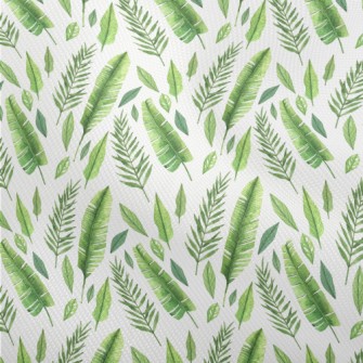 Hand Drawn Delicate Leaves Dobby
