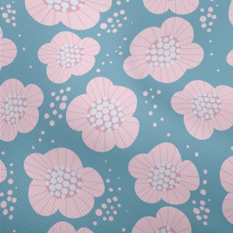 Delicately Colored Flowers Dobby