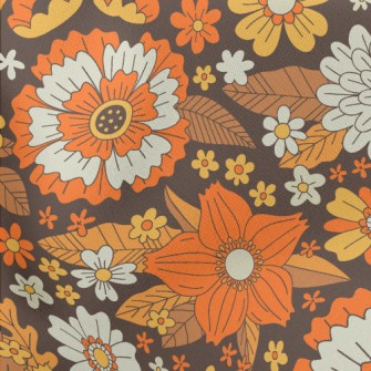 Detailed Realistic Flowers Stretch Ponte