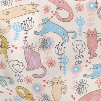 Children's Painting Long C Stretch Ponte