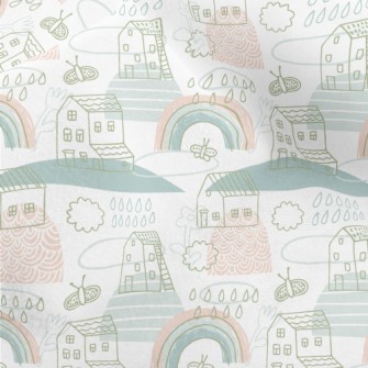 House Made Of Lines Micro Fleece