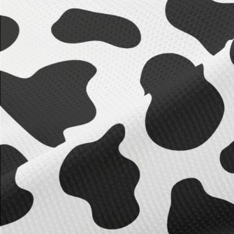 Black And White Animal Print Piqué