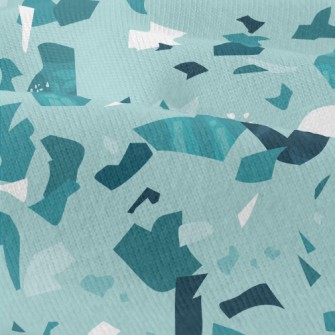 Monochrome Terrazzo Pattern Modern Jersey