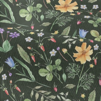 Watercolor Style Flowers And P Modern Jersey