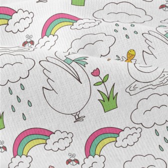 Simple Cartoon Swan Modern Jersey