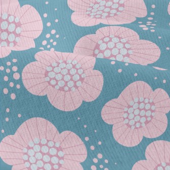 Delicately Colored Flowers Modern Jersey