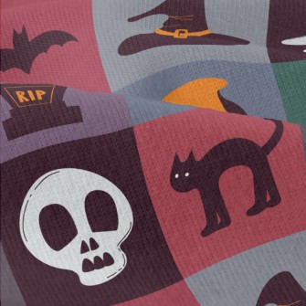 Spooky Pumpkin Witch Trellis Modern Jersey