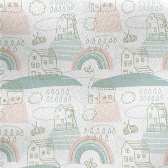 House Made Of Lines Jersey Backed Fleece