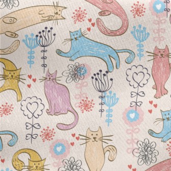 Children's Painting Long C Jersey Backed Fleece