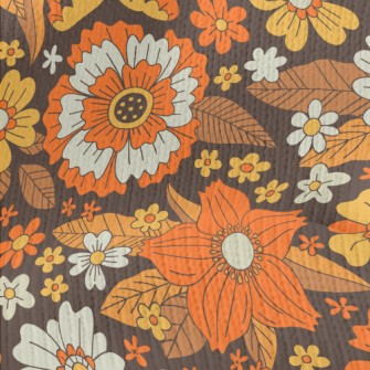 Detailed Realistic Flowers Stretch Jersey