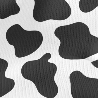 Black And White Animal Print Stretch Jersey