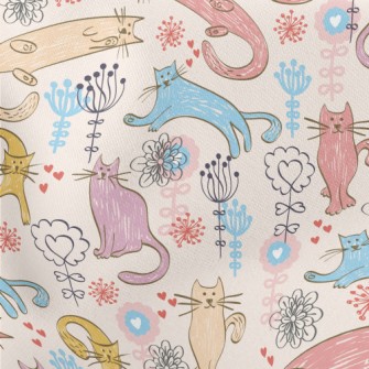 Children's Painting Long C Lightweight Cotton Poplin