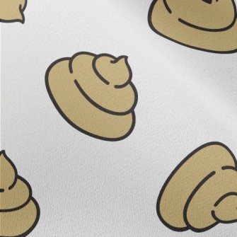 Light Colored Cute Poop Chiffon