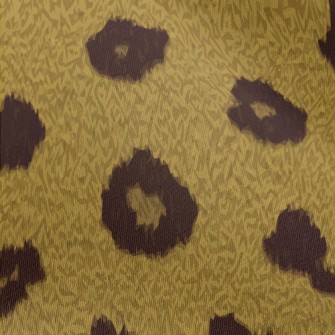 Fine Texture Leopard Print Chiffon