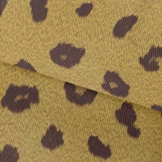 Fine Texture Leopard Print Waterproof Oxford