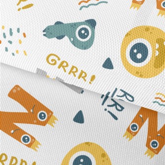 Alien Style English Letters Waterproof Oxford