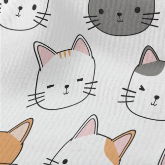 Round And Cute Cat Terry
