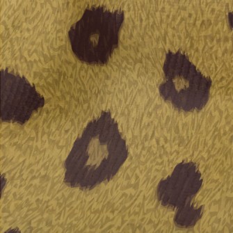 Fine Texture Leopard Print Terry