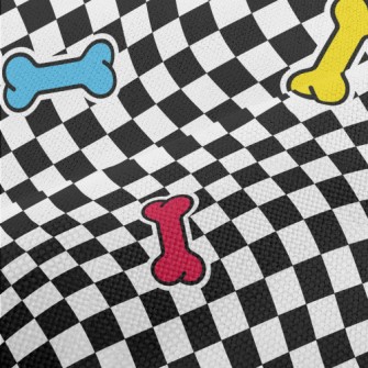 Colored Bones And Black And Wh Performance Linen