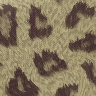 Fine Textured Leopard Print Twill