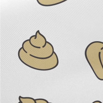 Light Colored Cute Poop Twill