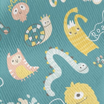 Strange And Cute Monsters Standard Corduroy