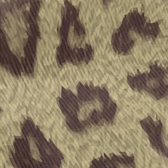 Fine Textured Leopard Print Standard Corduroy