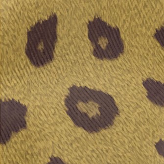 Fine Texture Leopard Print Standard Corduroy