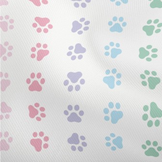 Colorful Dog Paw Prints Dobby